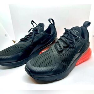 Men Size 7.5 Nike Air Max 270 Black-Hot Punch AH8050-010